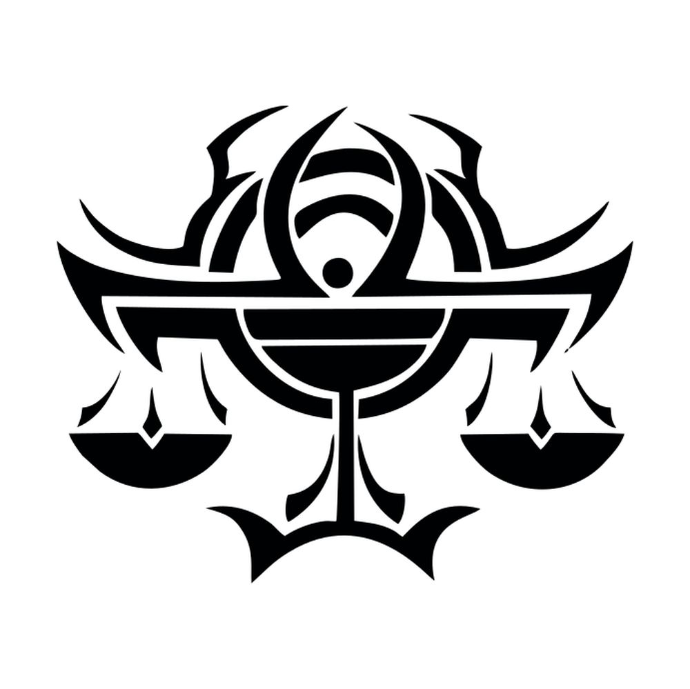 Balance signe astrologique tribal