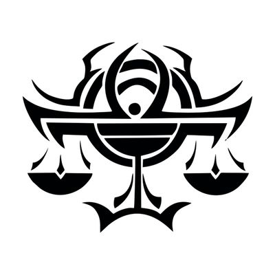 Balance signe astrologique tribal