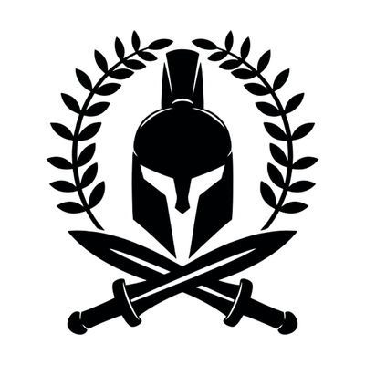 Casque et épées Spartiates