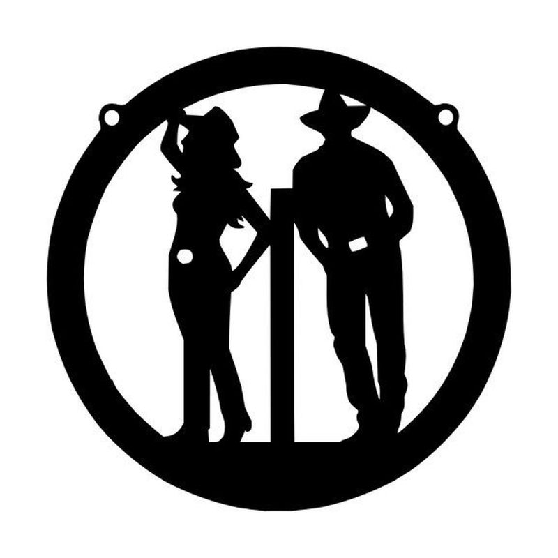 Emblème Cowboy et Cowgirl / Cowboy and Cowgirl Emblem