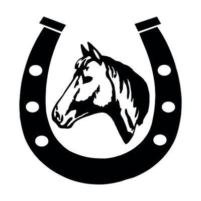 Fer à cheval avec cheval