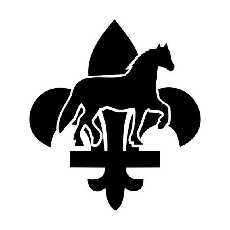 Fleur de Lys du Québec avec cheval / Quebec with a Horse