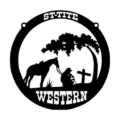 Emblème prière du Cowboy Western de St-Tite / St-Tite Western Cowboy Prayer Emblem