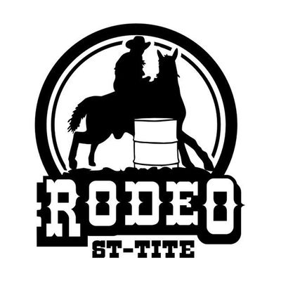 La course entre barils avec cowgirl St-Tite et Rodéo / St-Tite Barrel Racing with Cowgirl and Rodeo