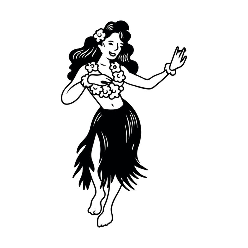 Femme hawaïenne