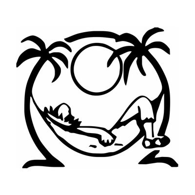 Sieste sous les palmiers ( Under Palm Tree Nap )