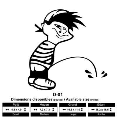 Bonhomme attitude original PissMan