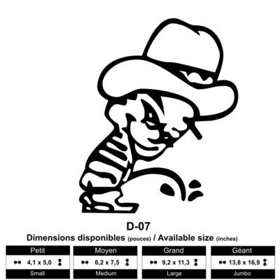 Bonhomme attitude avec chapeau (pissman)