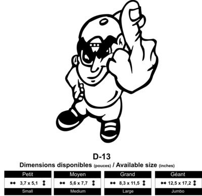 Bonhomme au Doigt d'honneur (Finger man)