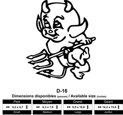 Bébé diable avec fourche ( Baby Devil )