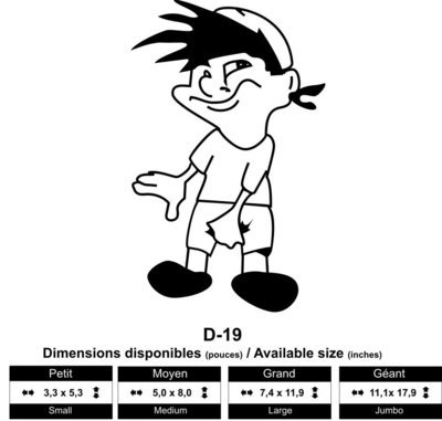 Bonhomme attitude Sam Pick ( Itchy Cool boy )