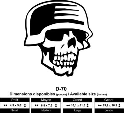 Tête de mort du soldat Allemand ( German Soldier Skull Head )