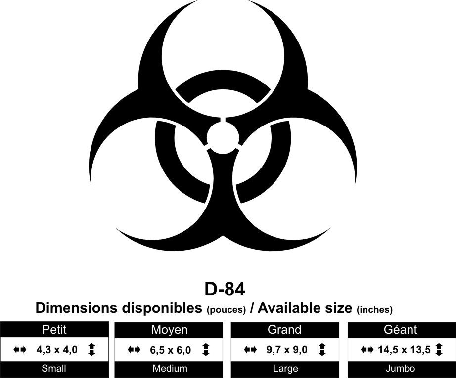 Pictogramme Biohazard ( Bioazard Symbol )