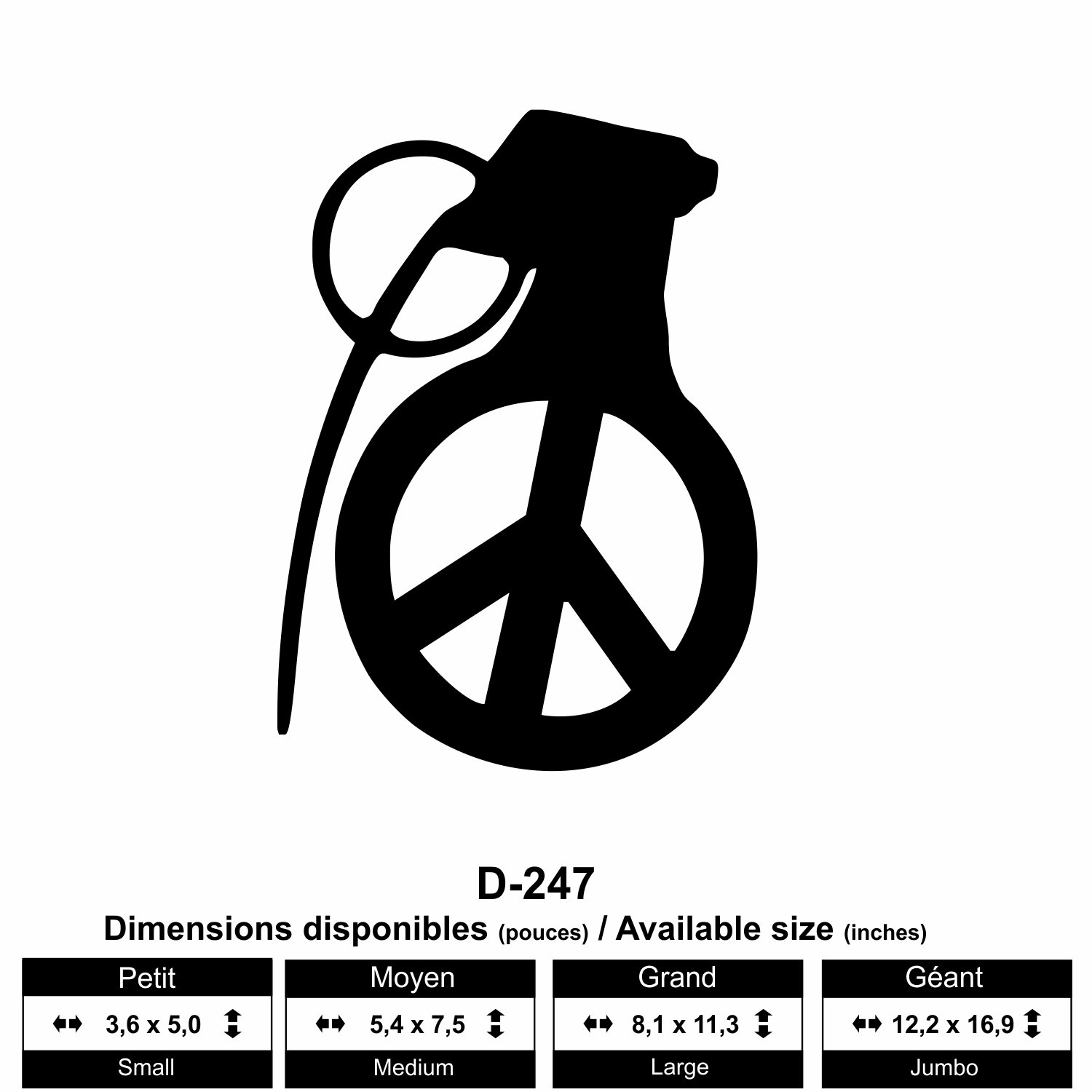 Grenade paix et amour ( Peace and Love Grenade )