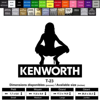Kenworth avec pitoune / Kenworth with Pin Up Girl