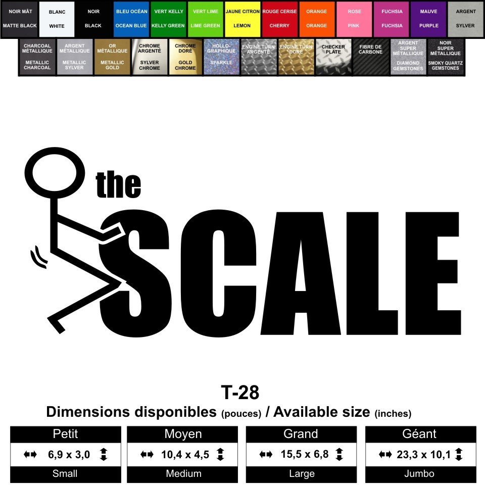 Fuck la balance / Fuck the Scale