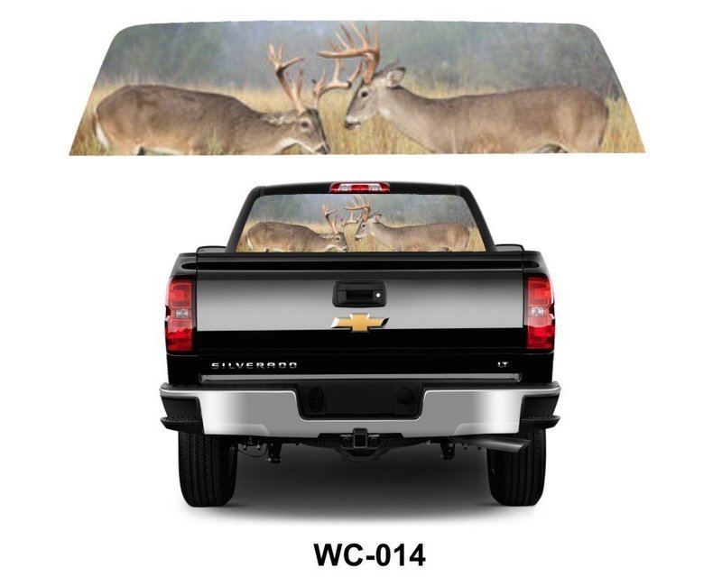 Design d'un couple de chevreuils dans la broussaille / Duo of Deer in the Brushwood Design