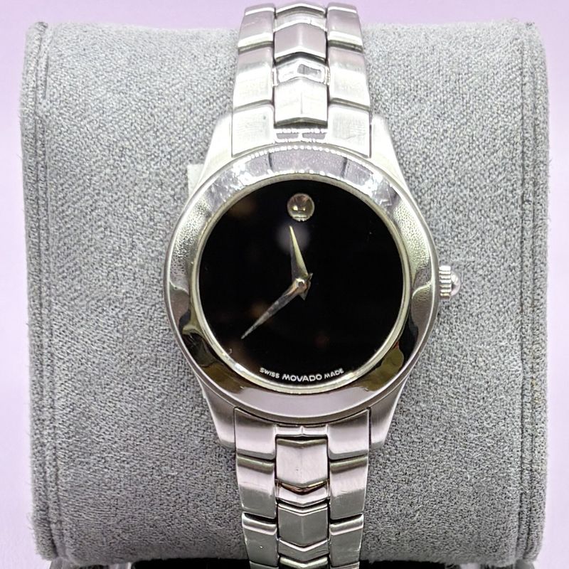 BLACK FACE WOMAN'S WATCH BY MOVADO