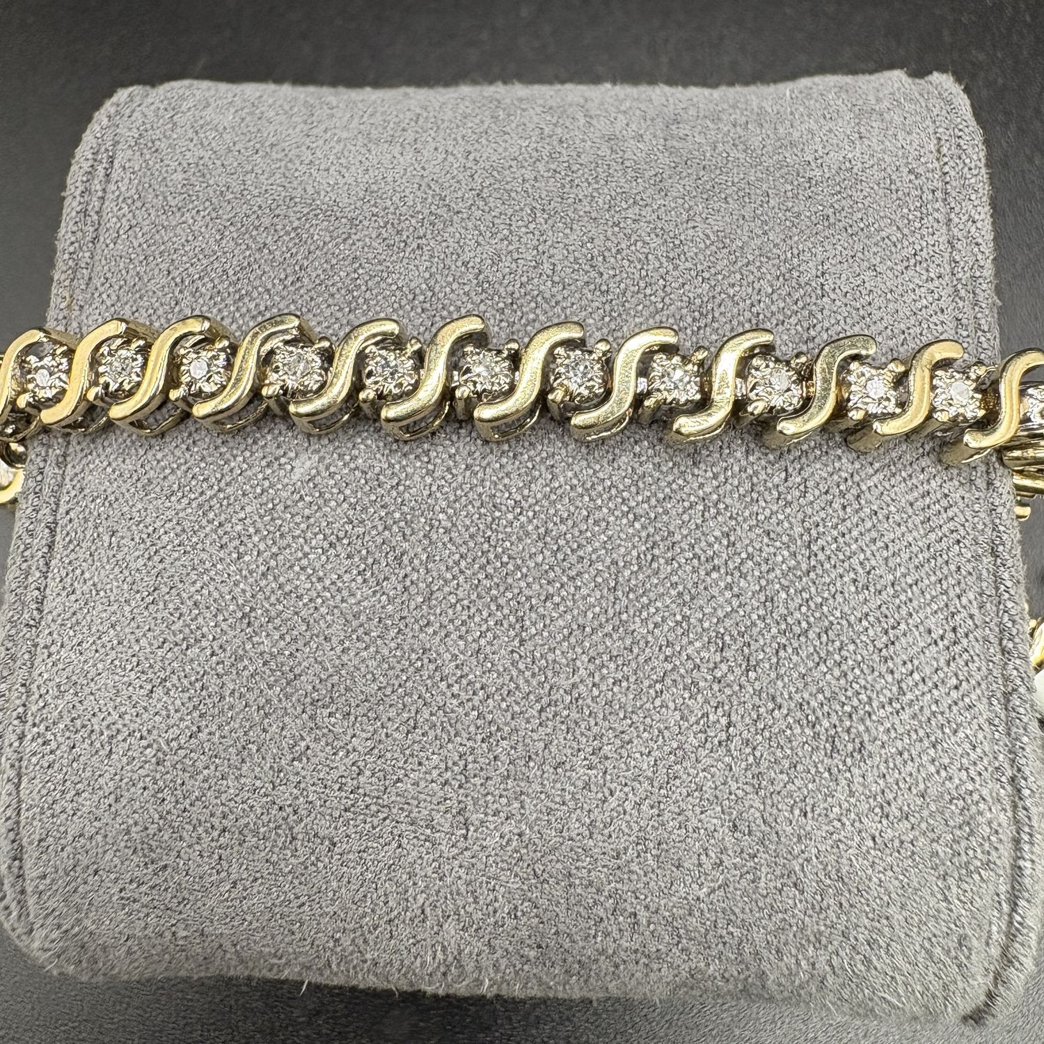 10K S-LINK DIAMOND TENNIS BRACELET