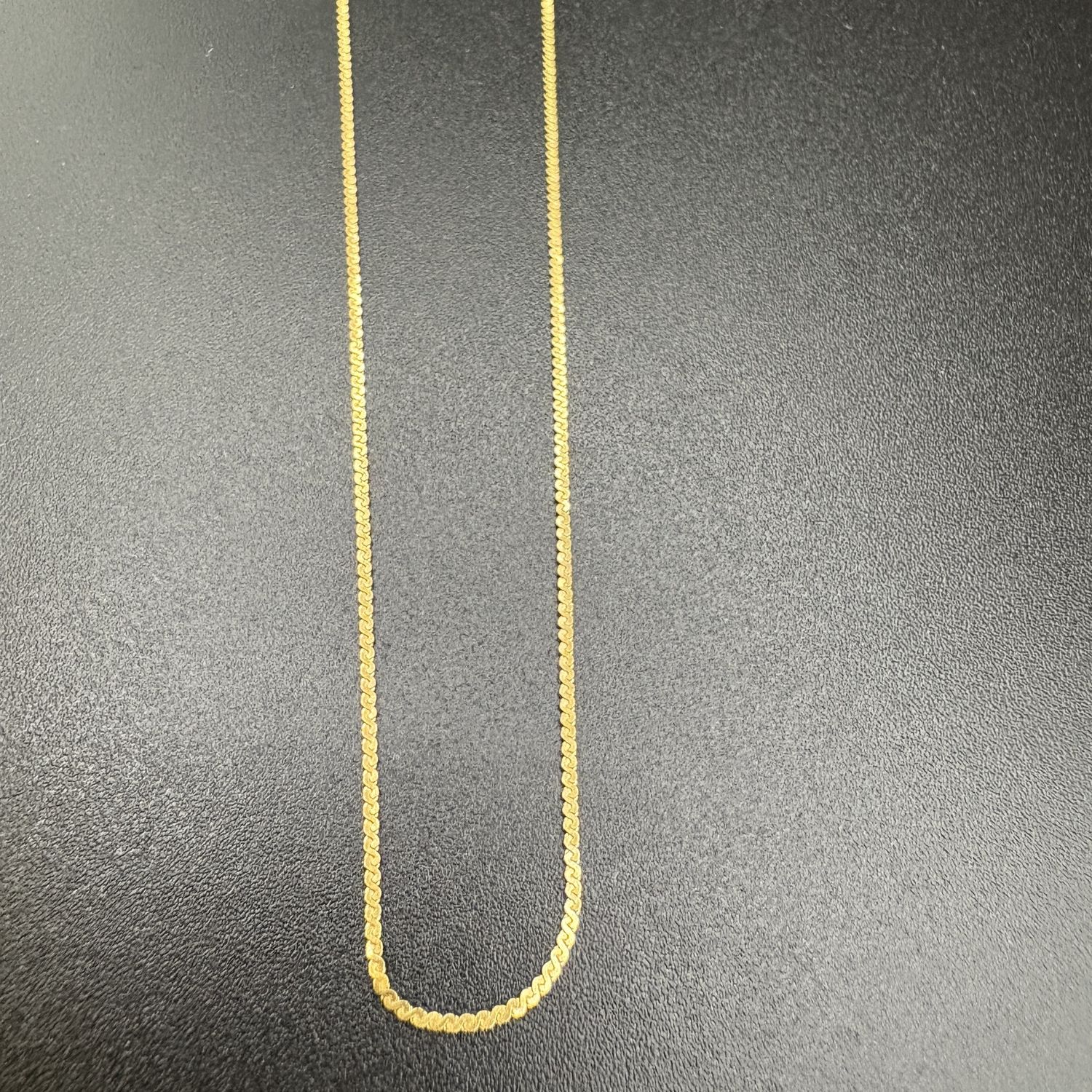 14K SERPENTINE CHAIN 30&quot;