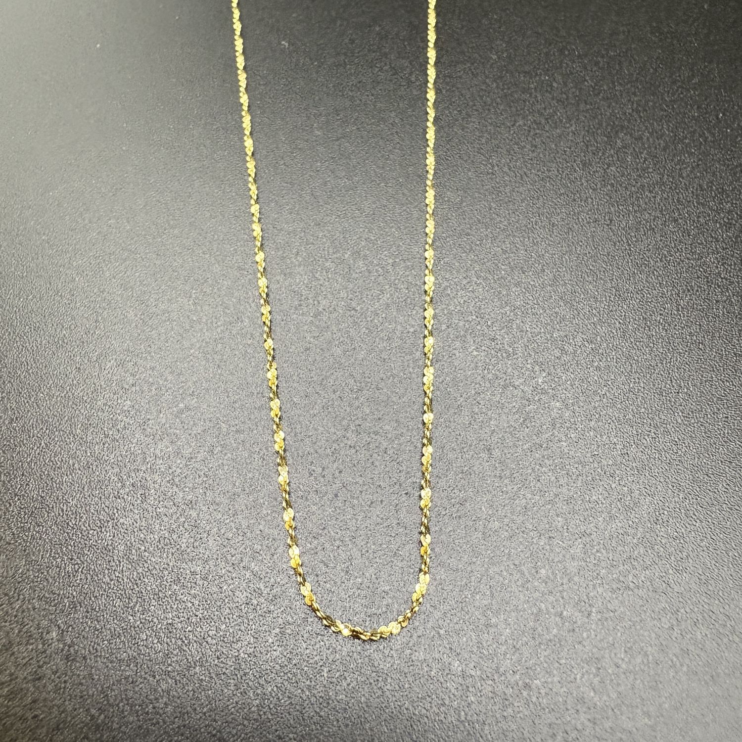 14K TWISTED SERPENTINE CHAIN 30&quot;