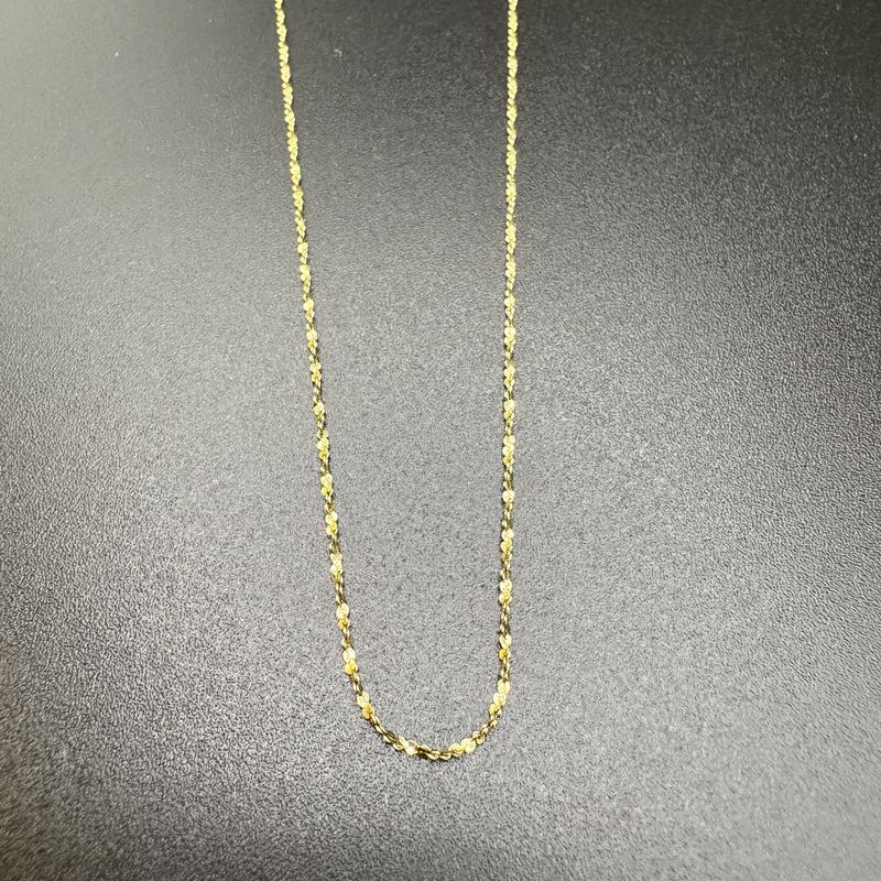 14K TWISTED SERPENTINE CHAIN 30&quot;