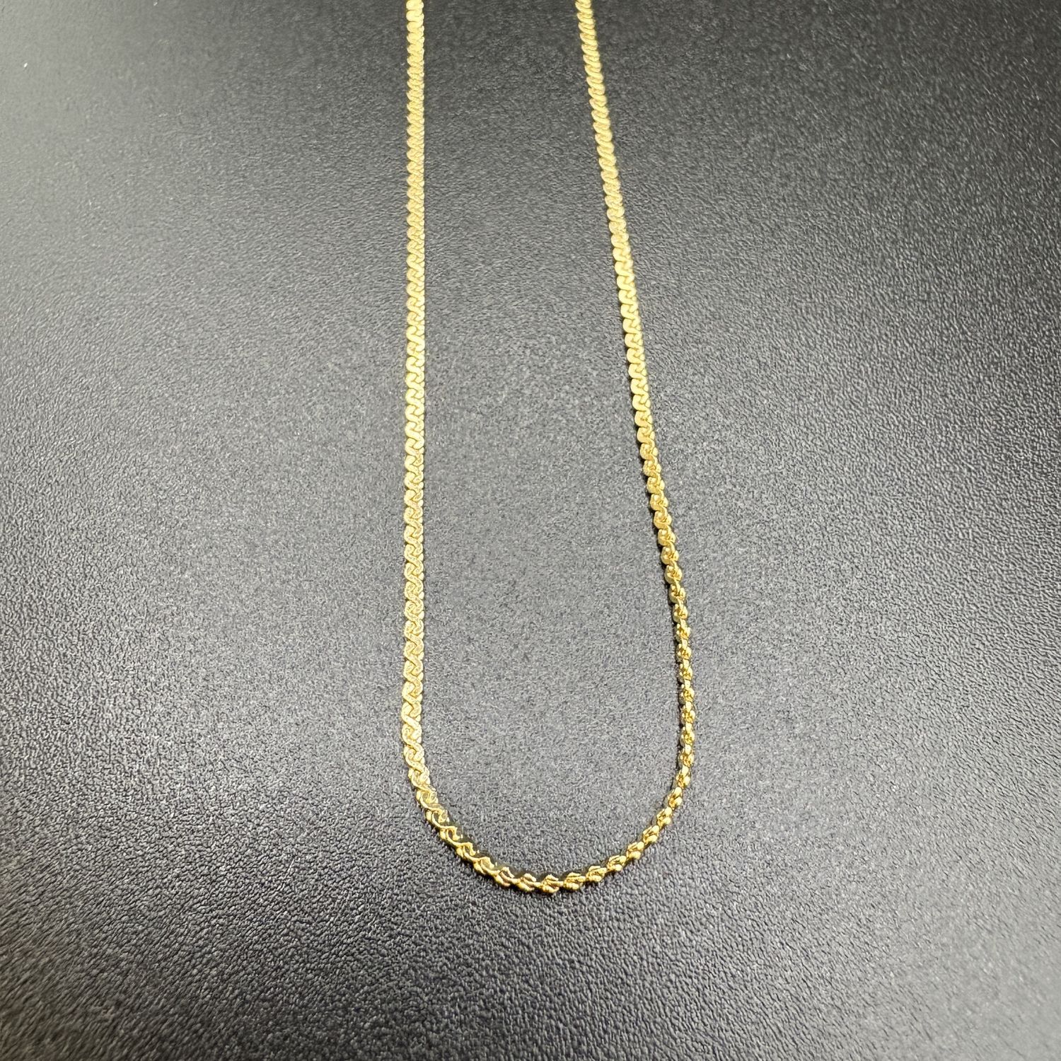 14K &quot;S&quot; LINK CHAIN 21&quot;