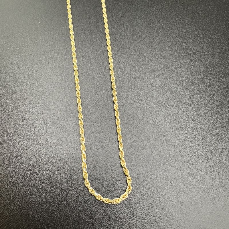 14K ROPE CHAIN 16&quot;