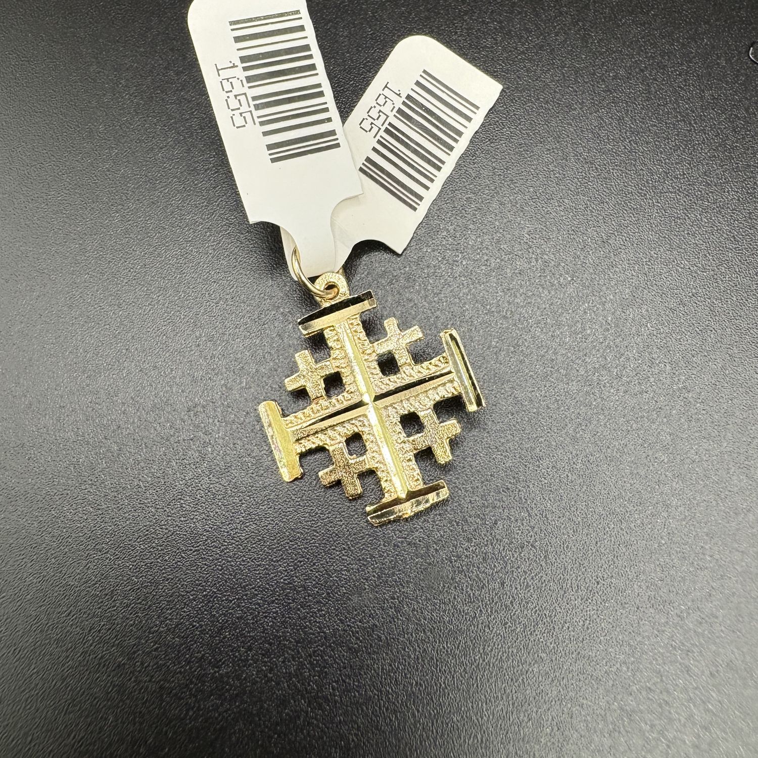 14K JERUSALEM CROSS PENDANT