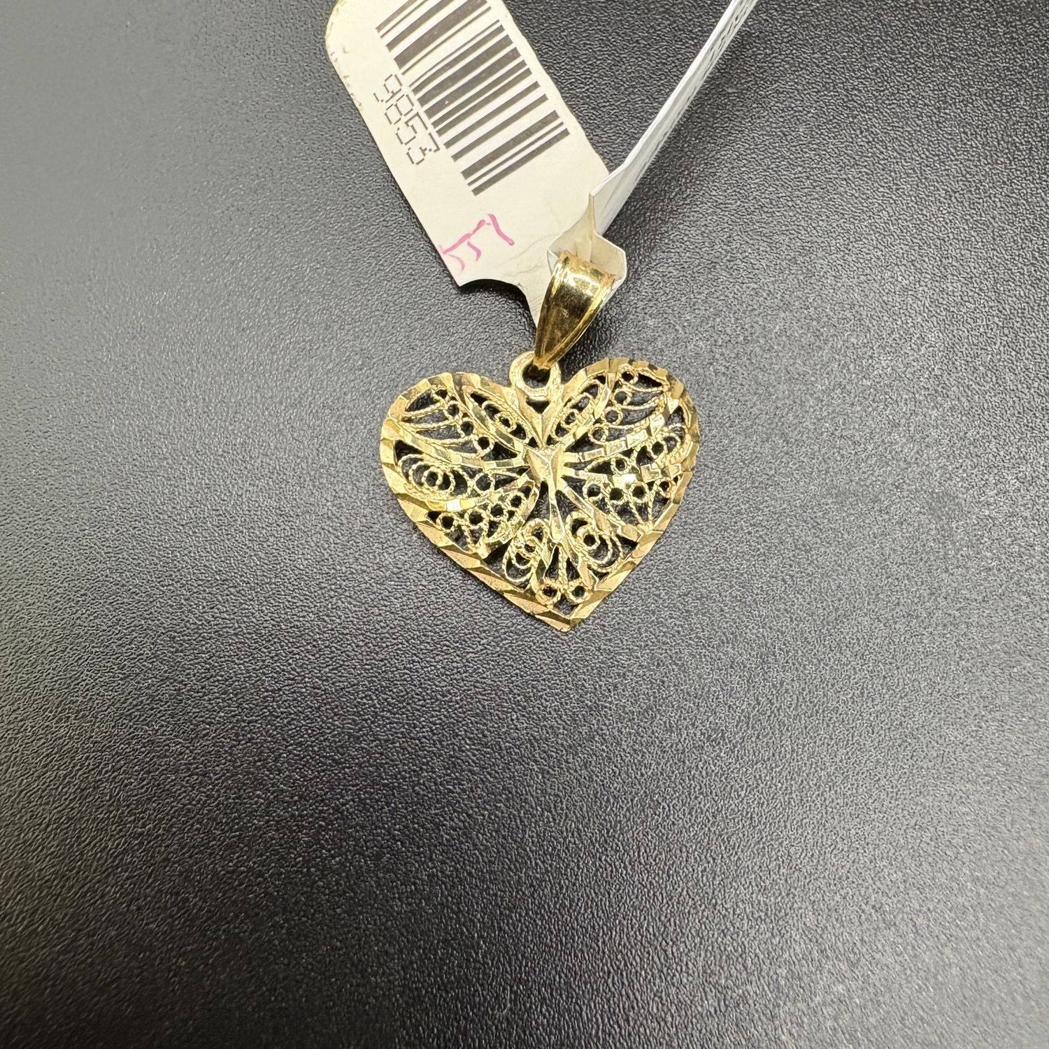 10K FILIGREE HEART