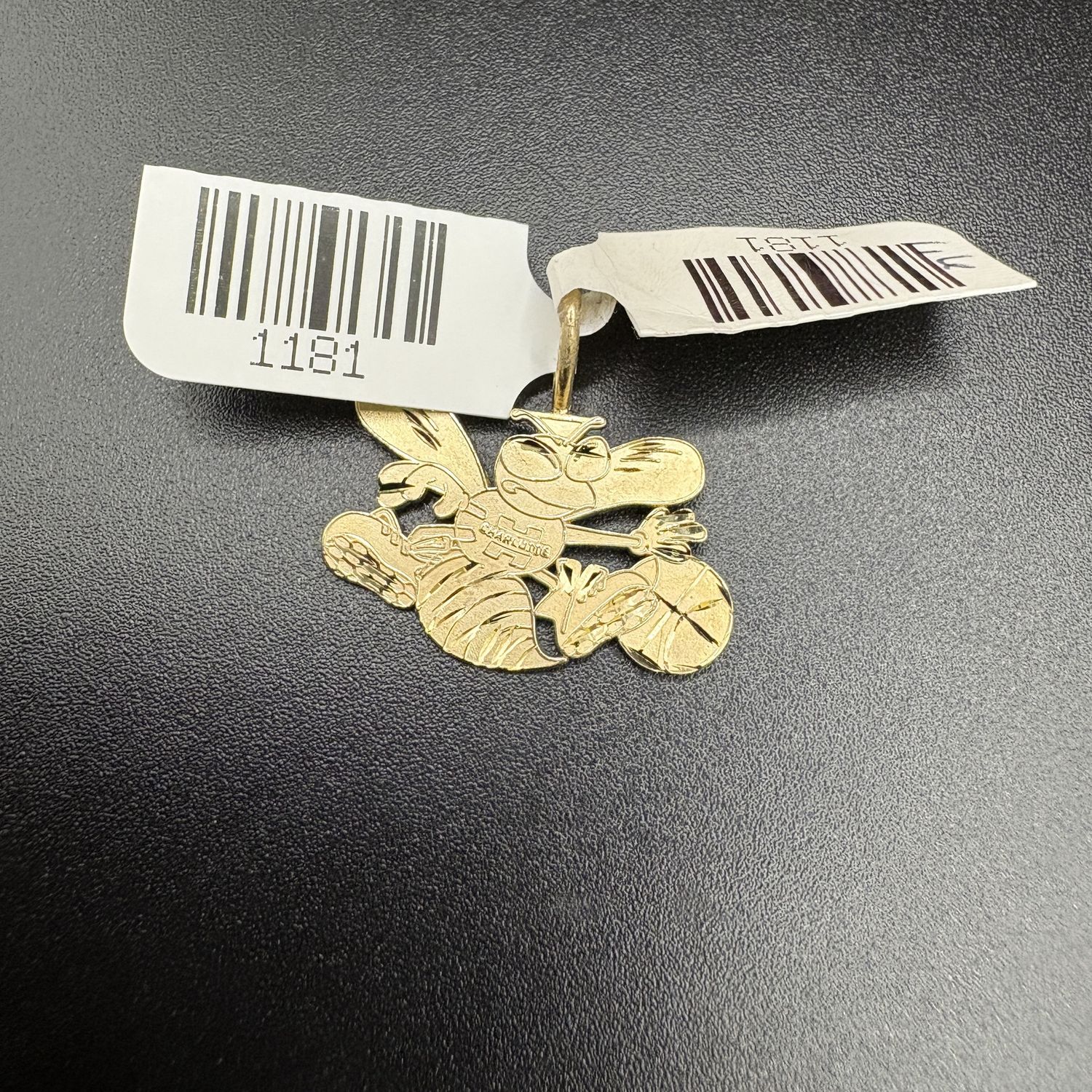 14K CHARLOTTE HORNET CHARM PENDANT