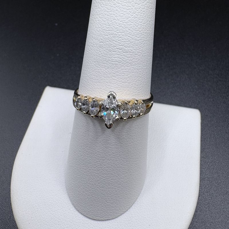 14K 0.70 CT ENGAGEMENT RING SIZE 8.5