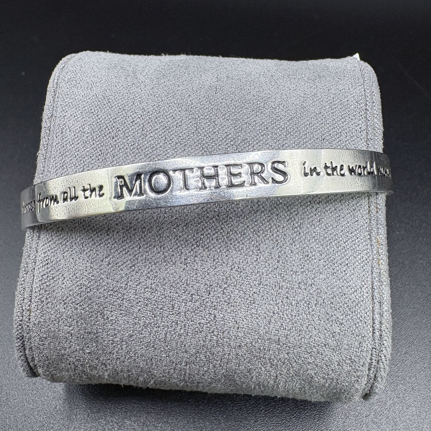 STERLING SILVER MOTHER CUFF 7"