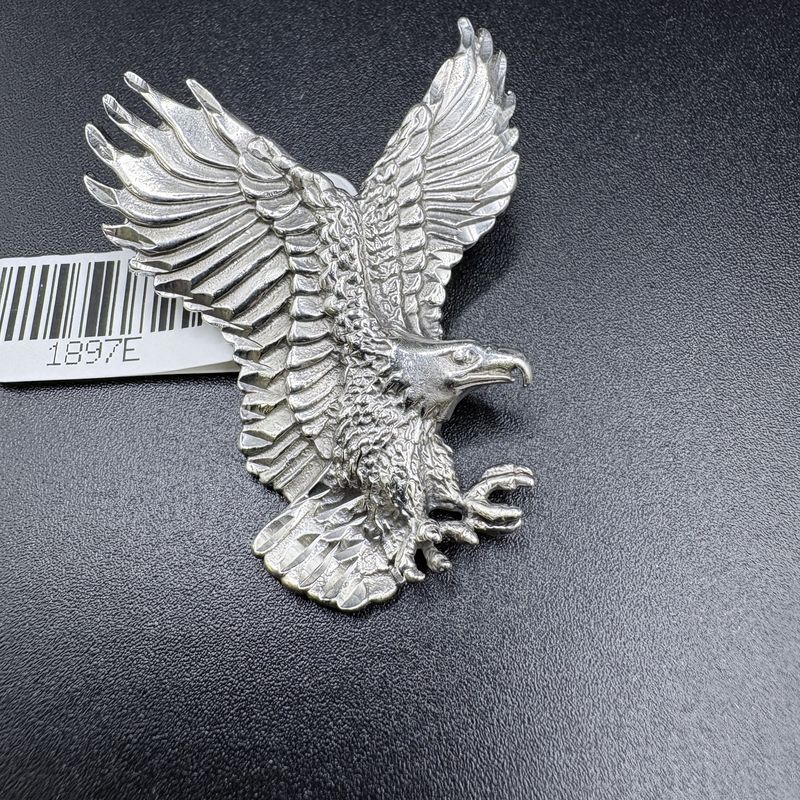 STERLING SILVER MASCULINE EAGLE PENDANT