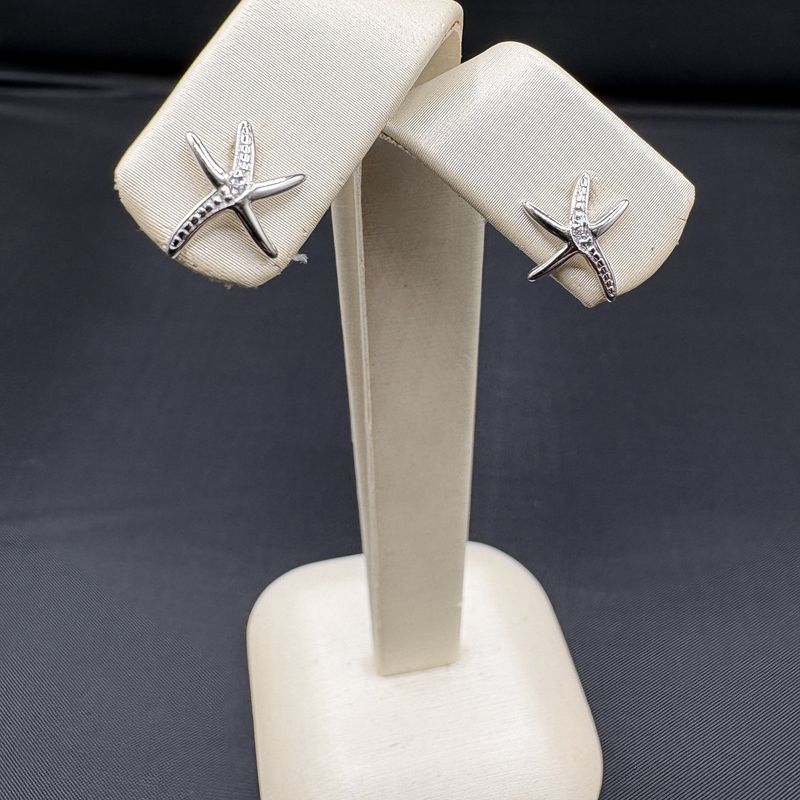 STAINLESS STARFISH EARRINGS