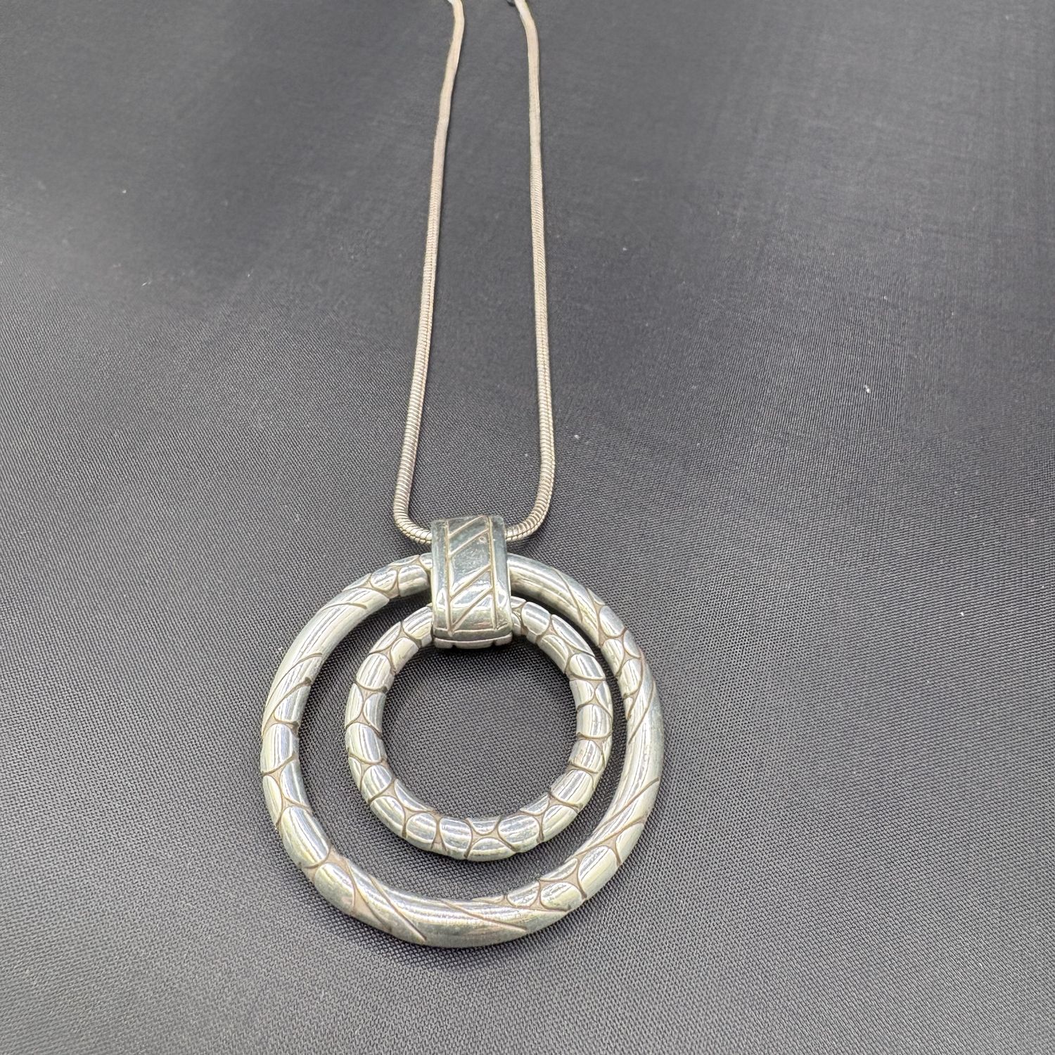 BRIGHTON SILVER TONE PENDANT