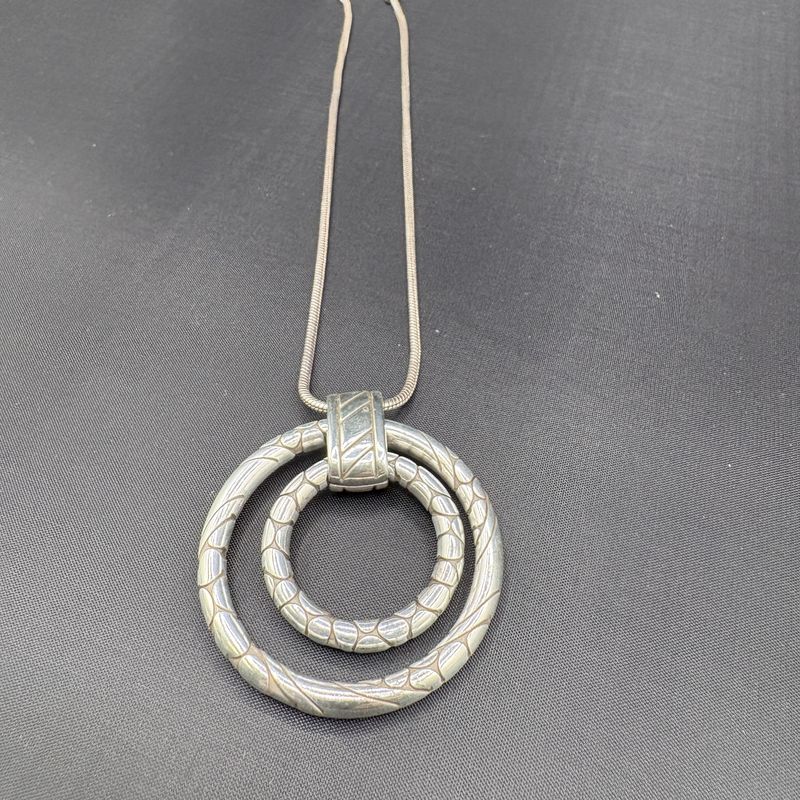BRIGHTON SILVER TONE PENDANT