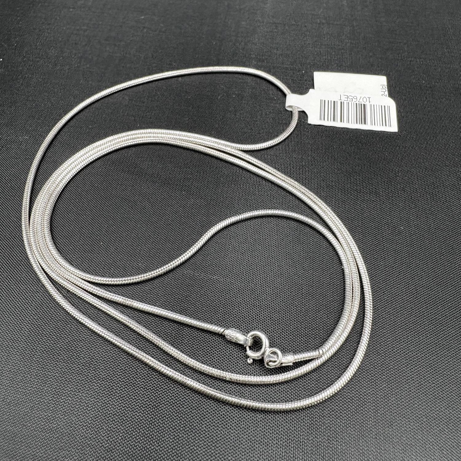 STERLING SILVER  30" SNAKE CHAIN