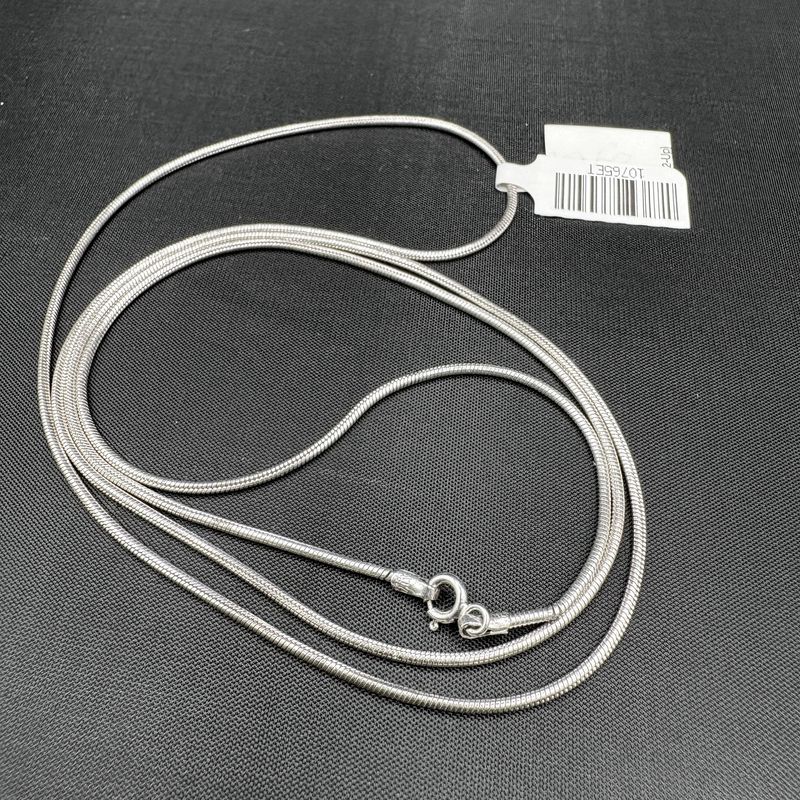 STERLING SILVER  30" SNAKE CHAIN