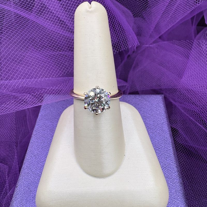 14K ROUND LAB GROWN DIAMOND (VS) 1E 2.17CTW RING 7