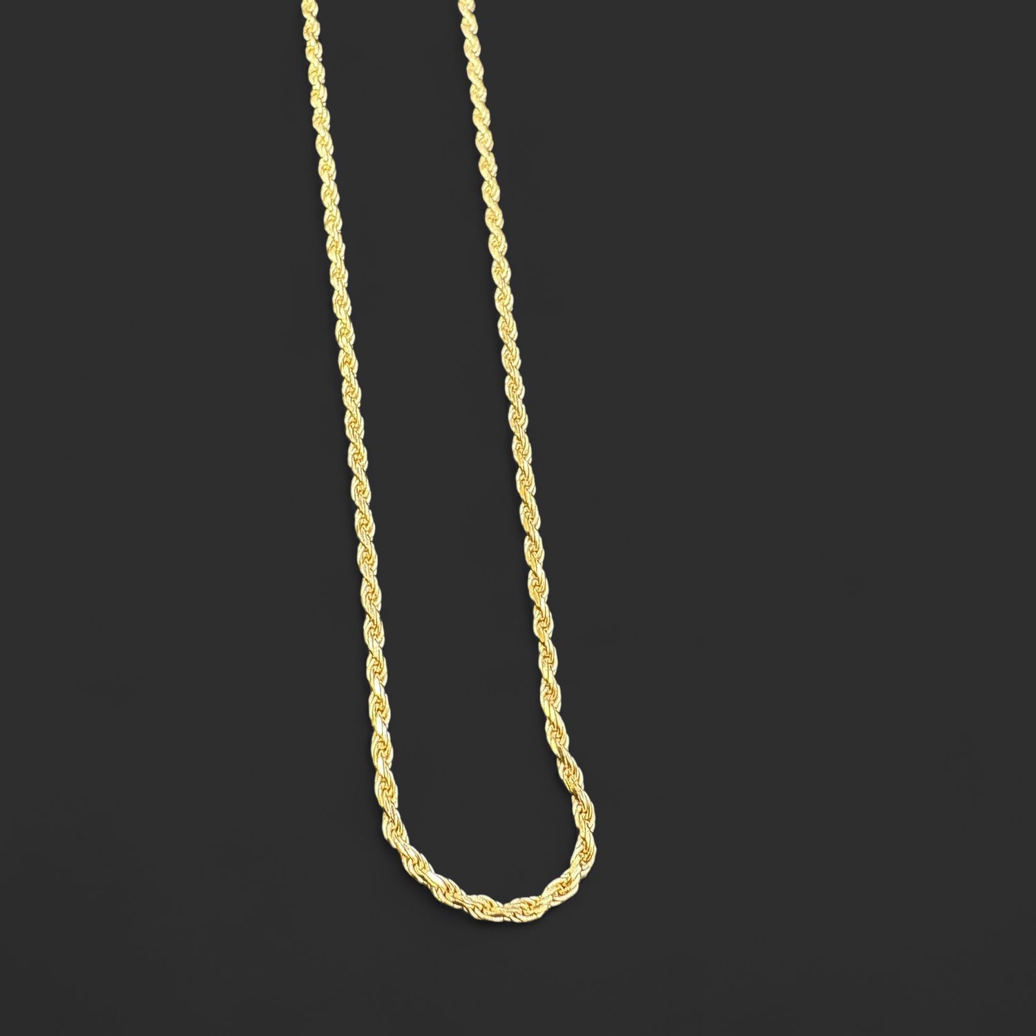 14K ROPE CHAIN 16"