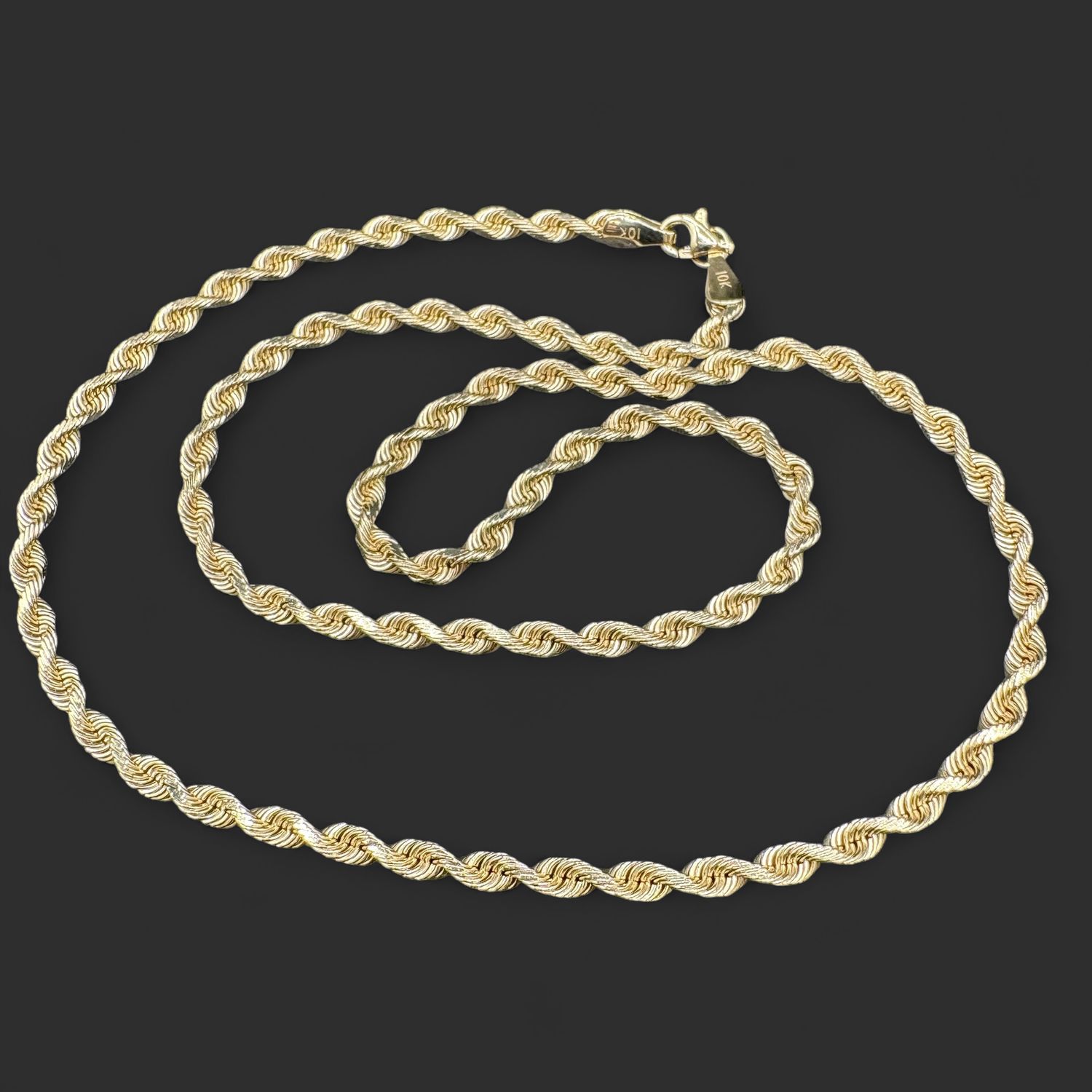 14K  ROPE 1.75MM CHAIN, 18"