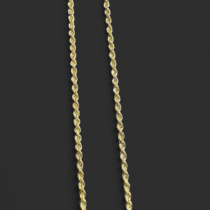 14K ROPE CHAIN 18"