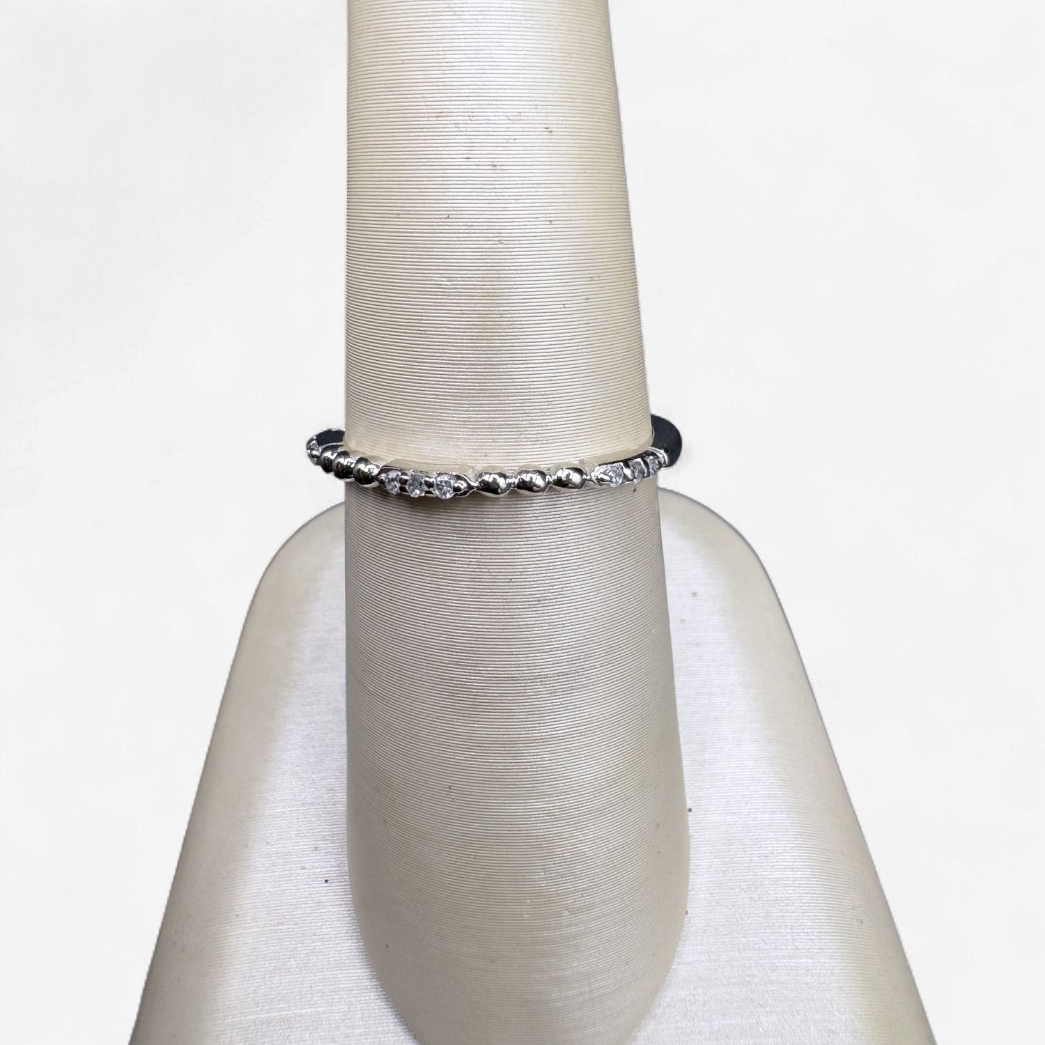 10K 9 ROUND DIAMOND RING SIZE 6.25