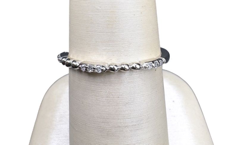 10K 9 ROUND DIAMOND RING SIZE 6.25