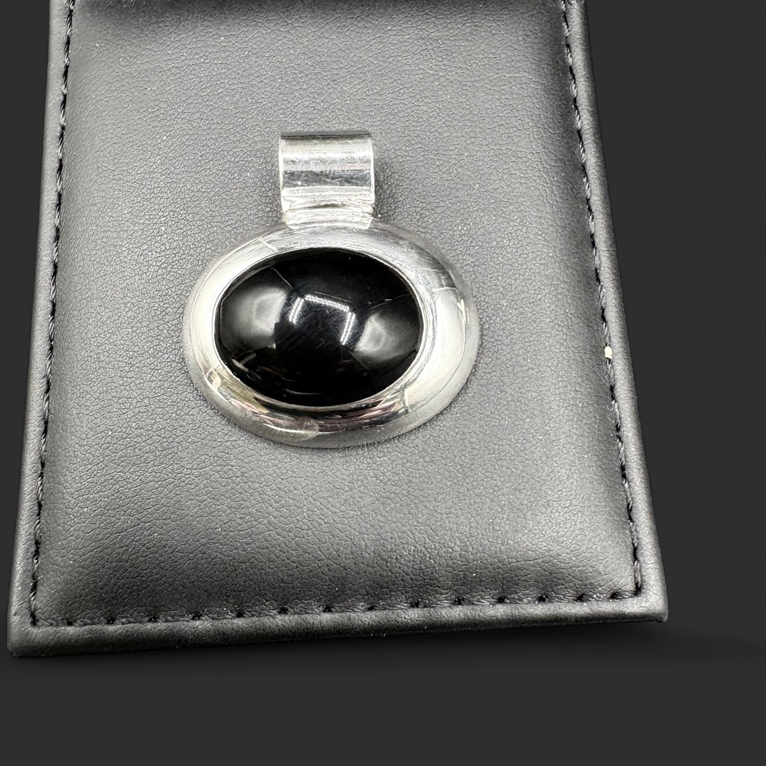 SS ONYX 16X21MM CABOCHON BEZAL SET SLIDE