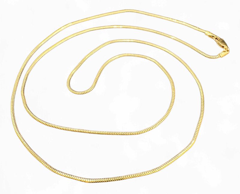 14K TWISTED BOX CHAIN 18"