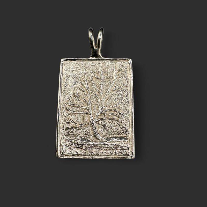 14K TORY OAK  PENDANT BY GREG WILLIAMS