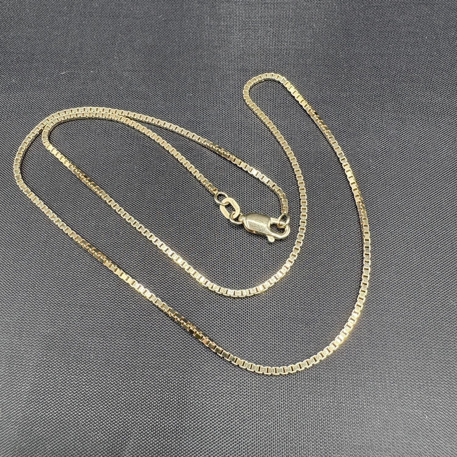 14K BOX CHAIN 16"