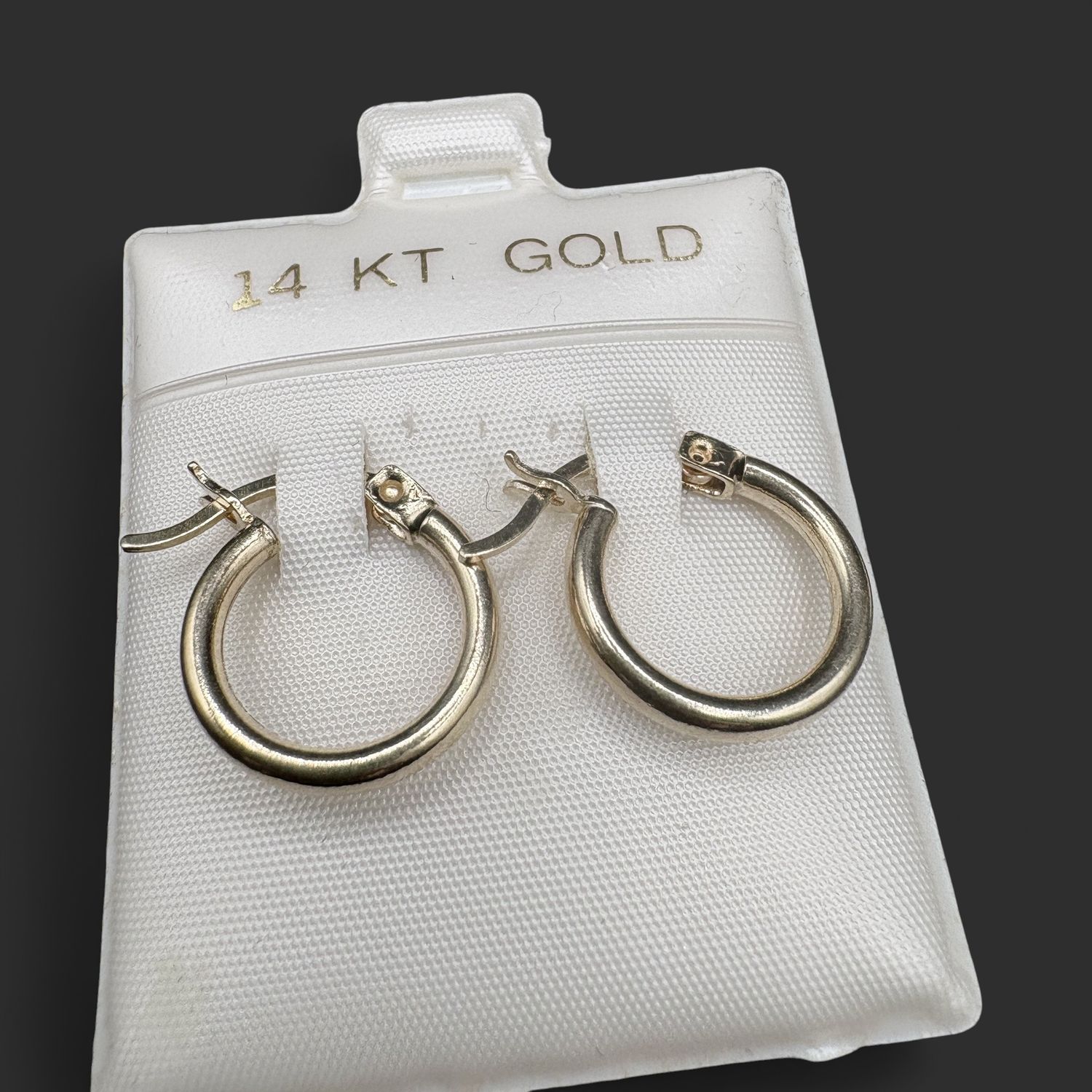 14K HOOP EARRING